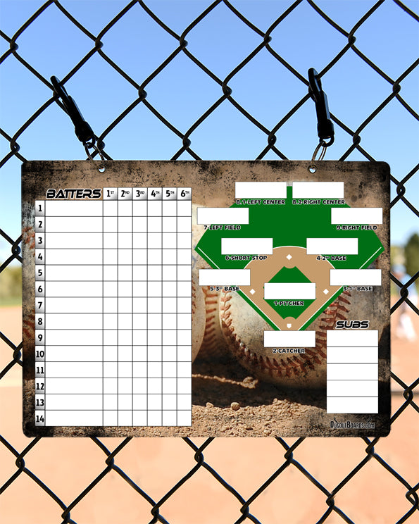 4 Outfield Lineup Planner Baseball