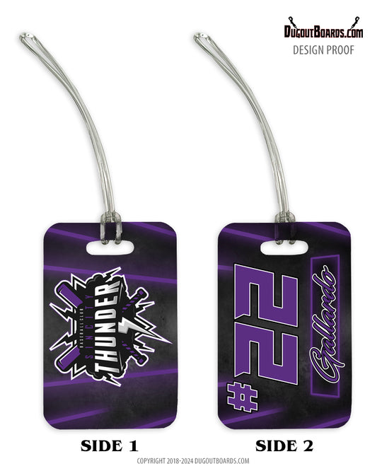 Sports Bag Tag - Custom Designed