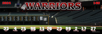 3ft x 9ft Team Banner