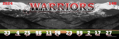 3ft x 9ft Team Banner