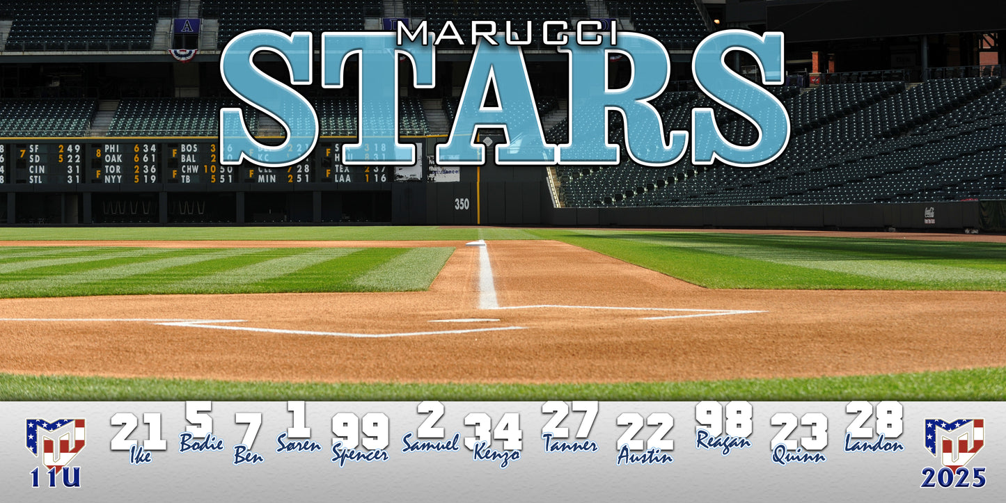 4ft x 8ft Team Banner