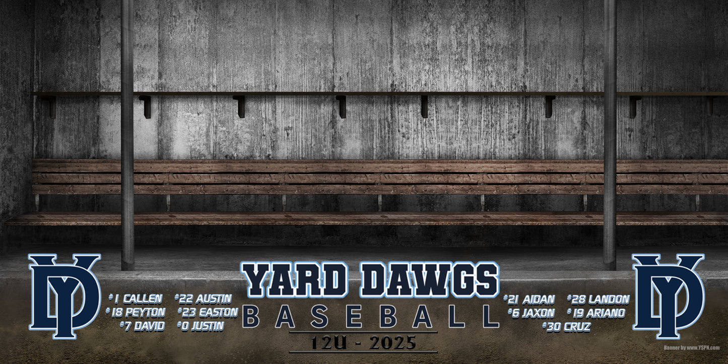 4ft x 8ft Team Banner