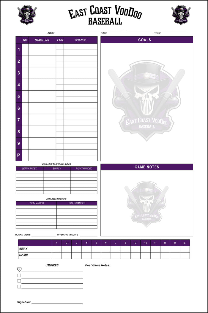 Lineup Chart