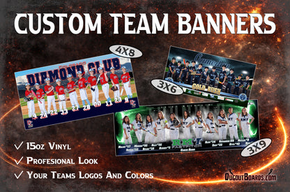 4ft x 8ft Team Banner