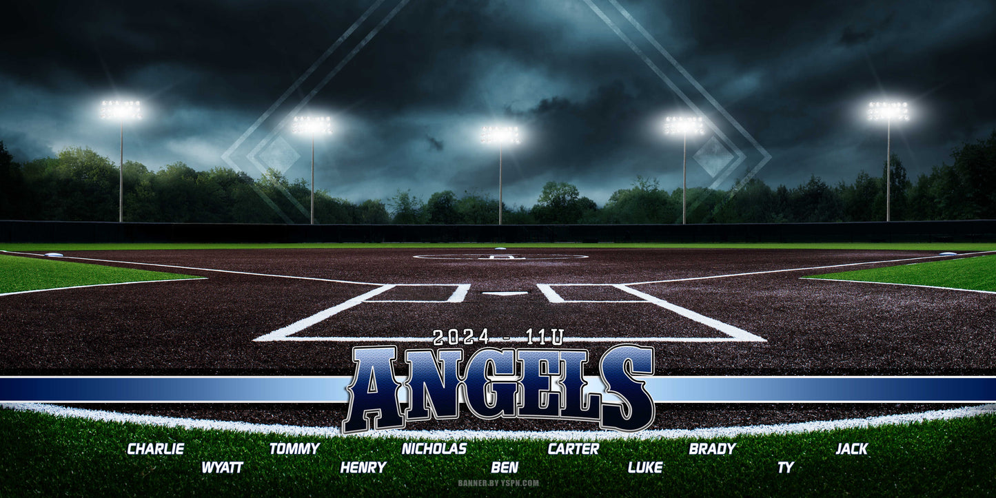 4ft x 8ft Team Banner