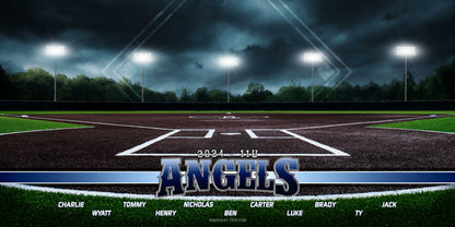 4ft x 8ft Team Banner