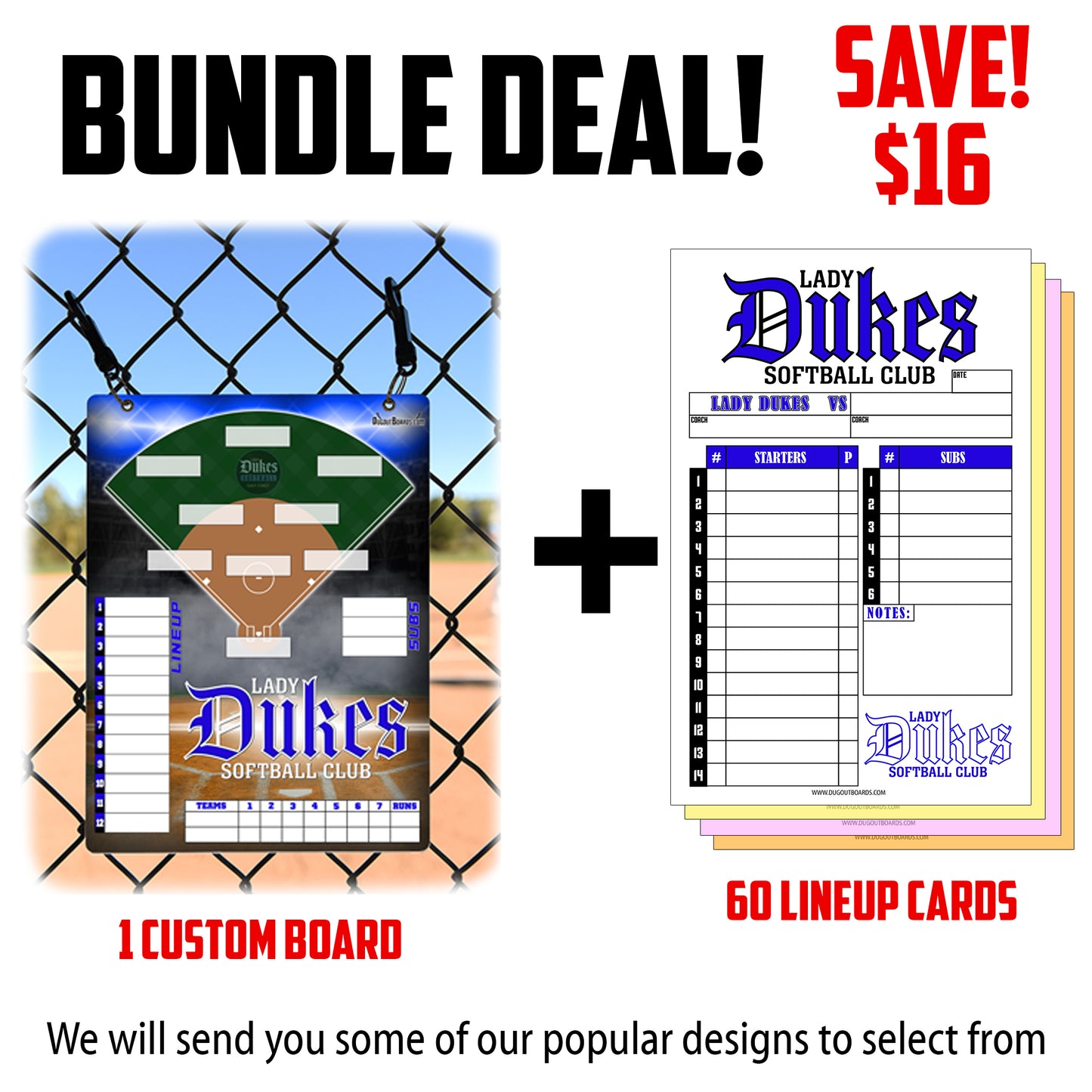 Lineup Board + Cards Bundle – Save $16